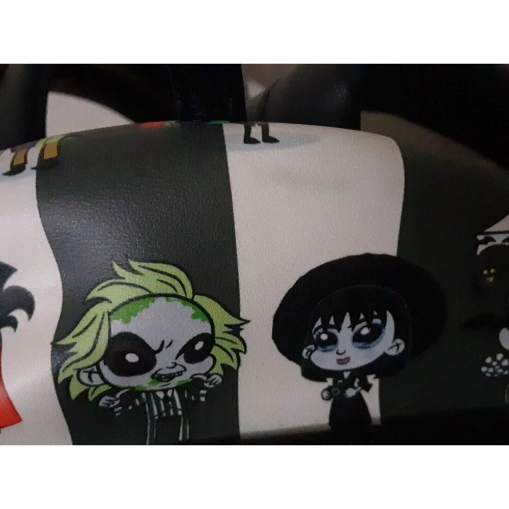 Loungefly Beetlejuice Chibi Mini Backpack Double Shoulder Strap Bag Purse